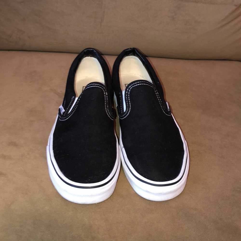 Classic Black Slip On Vans
